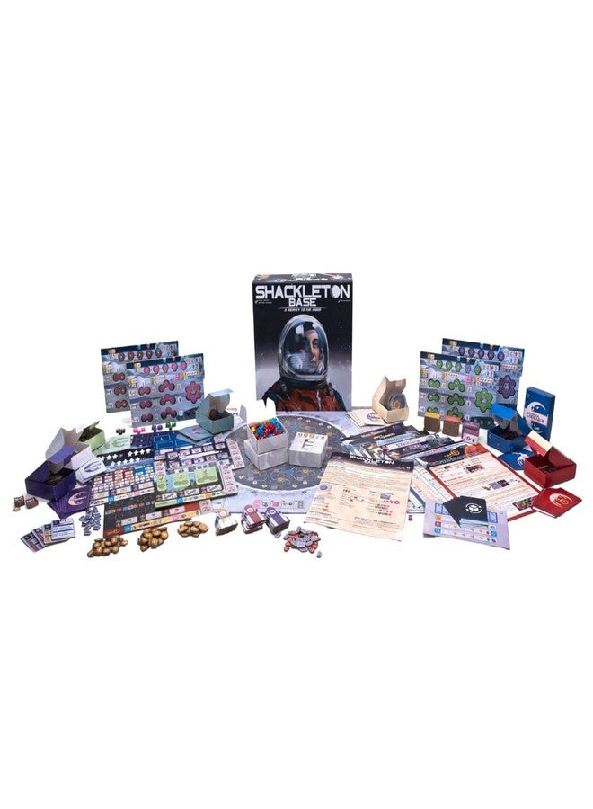 Pandasaurus Games Shackleton Base: A Journey to The Moon Board Game - Sci-Fi Strategy Game of Space Exploration, Fun for Family, Kids & Adults, Ages 14+, 1-4 Players, 60-120 Minute Playtime - Image 2
